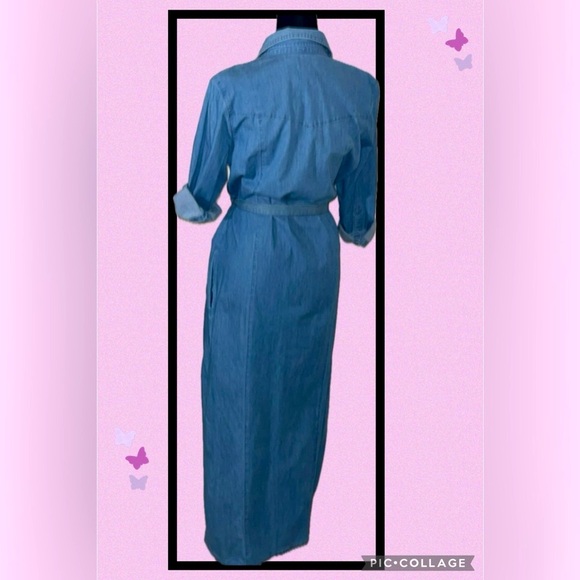 Guess Maxi Dress/duster with sash - Picture 5 of 6
